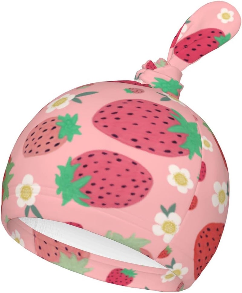 Figtihw Strawberry Swaddle Blankets Newborn Receiving Blanket Baby Swaddle Wrap Soft Sleeping Sack for Baby Girls Boys - Image 4
